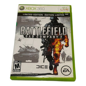Battlefield Bad Company 2 Limited Edition Xbox 360 Complete Tested EA Shooter Ga